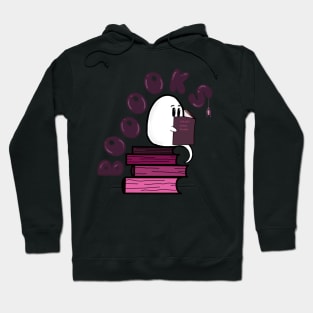 Book lovers design, boooooks, nerdy ghost Hoodie